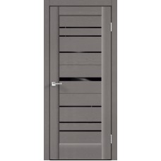 Полотно SoftTouch PREMIER 20 Ясень грей структурный,  600х2000, LR, б/врезки замка и петель, стекло