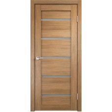 Полотно экошпон DUPLEX  Дуб золотой,  900х2000, LR, б/врезки замка и петель, стекло Мателюкс