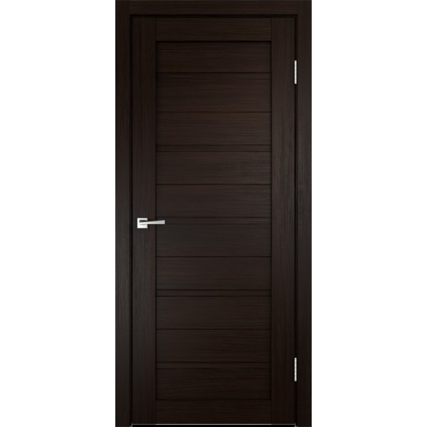 Полотно экошпон DUPLEX 0 Венге,  800х2000, LR, б/врезки замка и петель