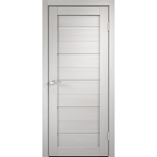 Полотно экошпон DUPLEX 0 Дуб белый,  600х2000, LR, б/врезки замка и петель