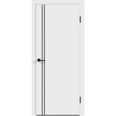 Полотно эмаль FLAT М2  глухое  Белый,  900х2000, LR, б/врезки замка и петель, кромка с 4х ст., молд