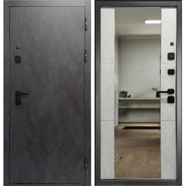 ТАЙГА 10 CM 2МДФ Зеркало Бетон Правая 960