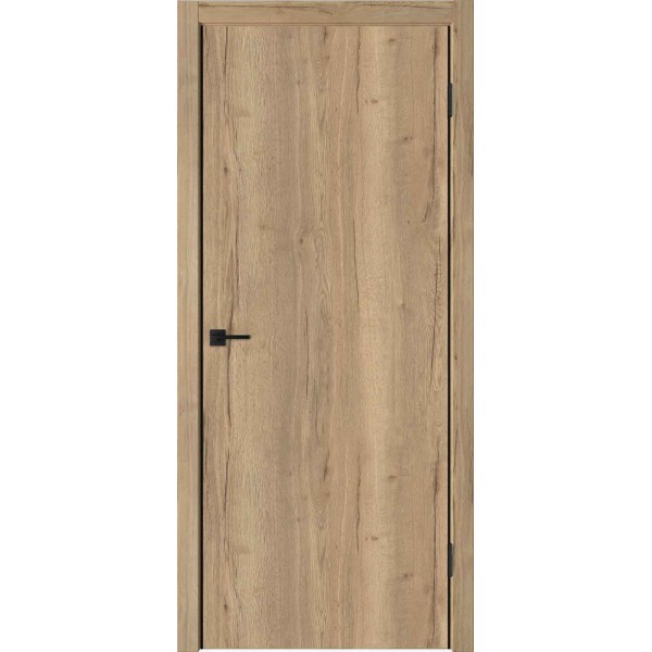 Basic Z 800х2000 Texas oak ABS black (чёрная кромка с 4х сторон)