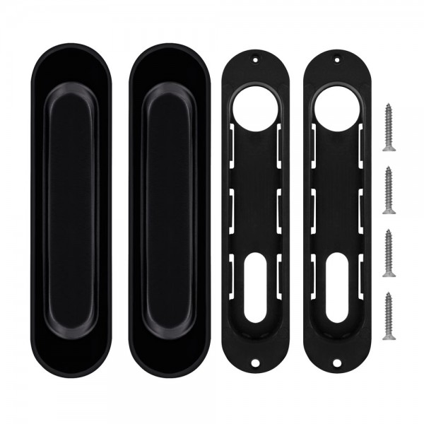 Ручки для раздвижны* дверей Soft LINE SL-010 BL черный